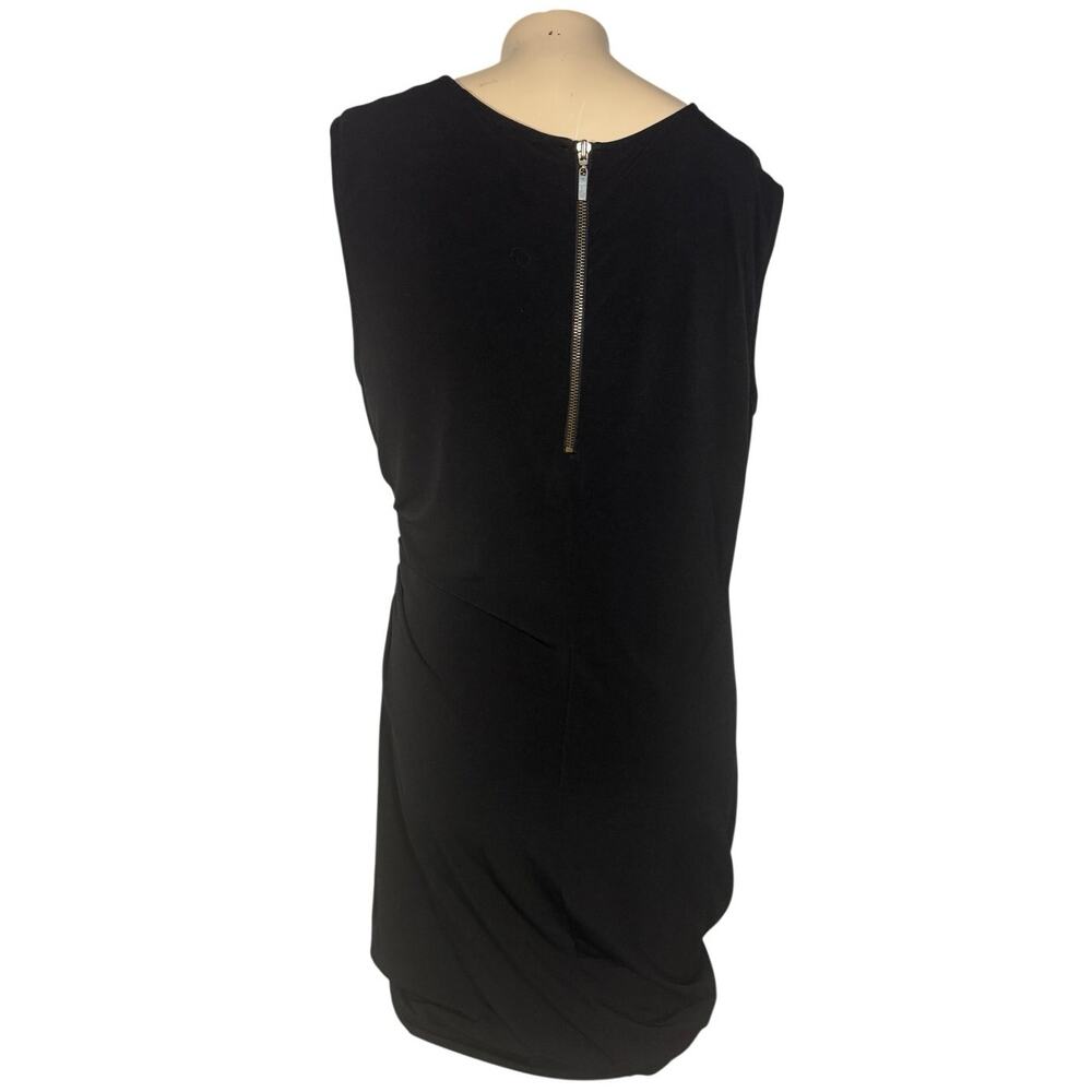 Victoria Secret Black Ruched Sheath Dress L - Picture 3 of 12